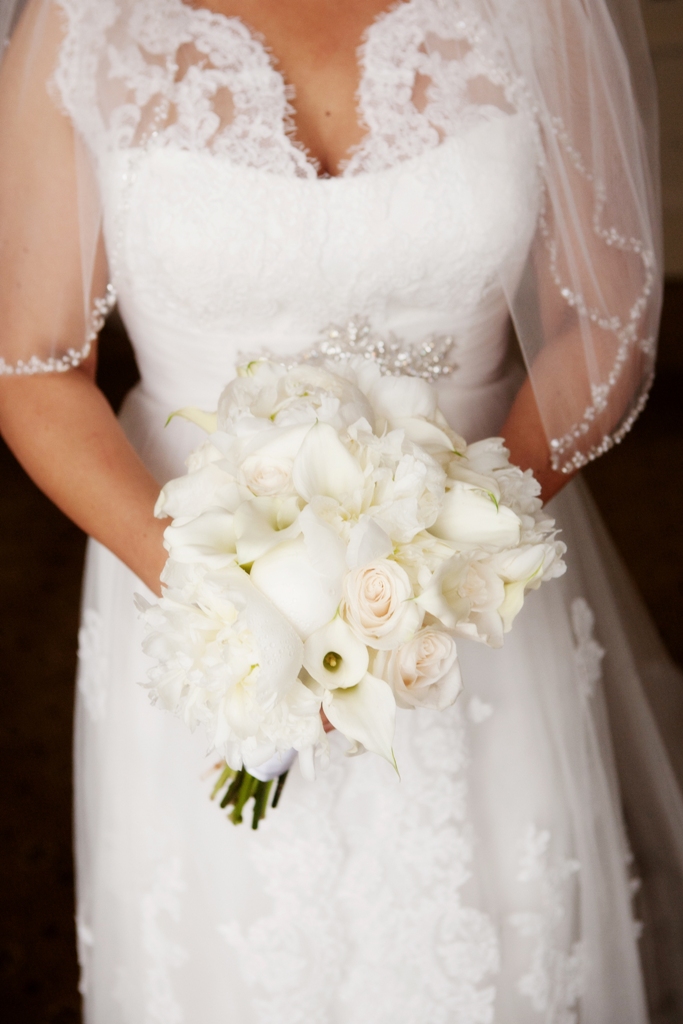 Ivory Peonies Calla Lilies Roses Bridal Bouquet InStyle Event Planning San Diego