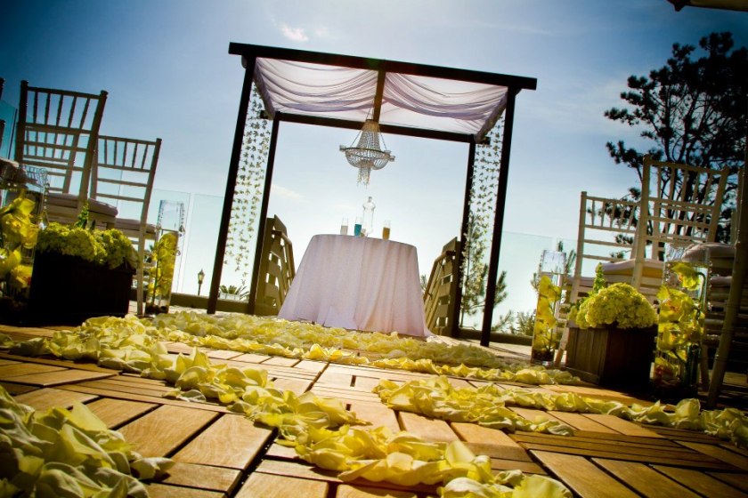 Espresso Chuppah L'Auberge Del Mar Wedding Ceremony Planner InStyle Event Planning