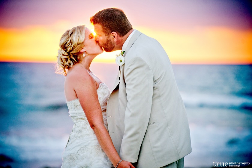 Bride and Groom Beach Sunset San Diego Wedding Planner InStyle Event Planning