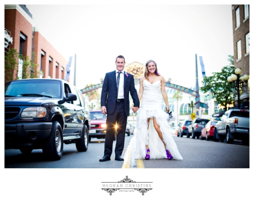 Bride and Groom Gaslamp San Diego Wedding Planner InStyle Event Planning