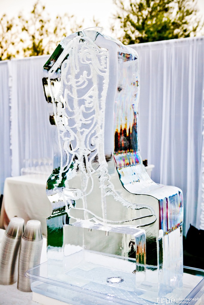 Cowboy Boot Martini Luge San Diego Wedding Planner InStyle Event Planning