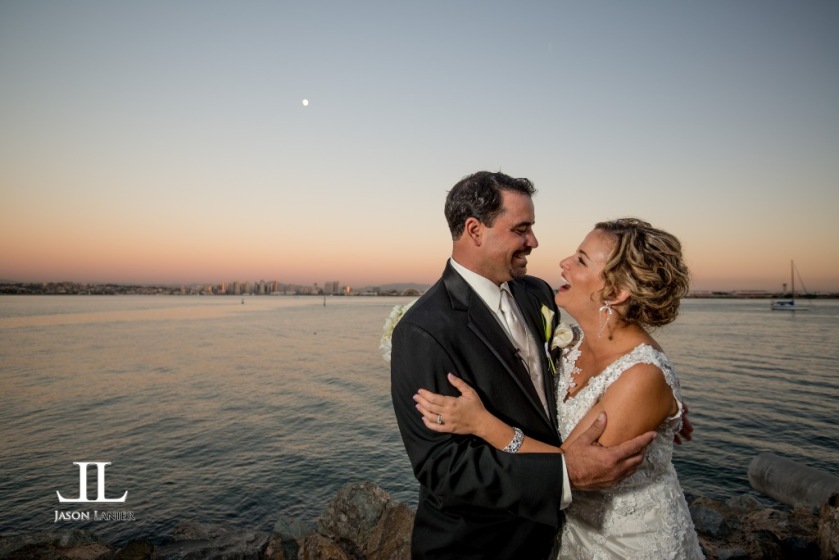 Bride and Groom Skyline San Diego Wedding Planner InStyle Wedding Planning