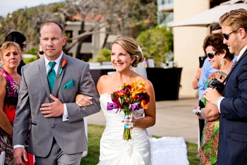 Bride Beach Ceremony San Diego Destination Wedding InStyle Event Planning