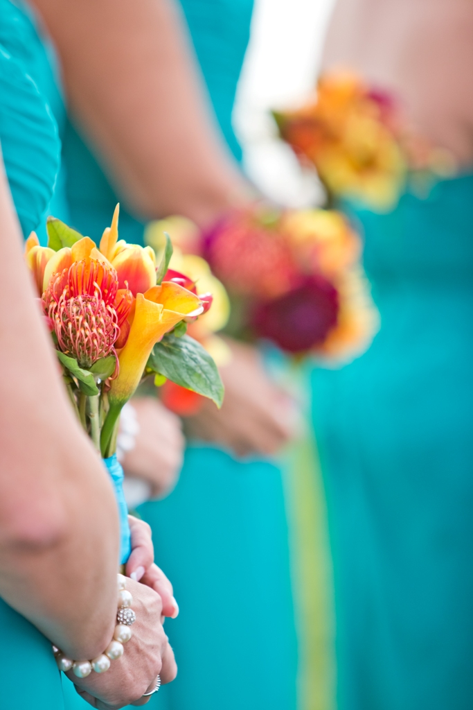 Bridesmaid Bouquet Pin Cushion Flower San Diego Wedding Planner InSyle Event Planning