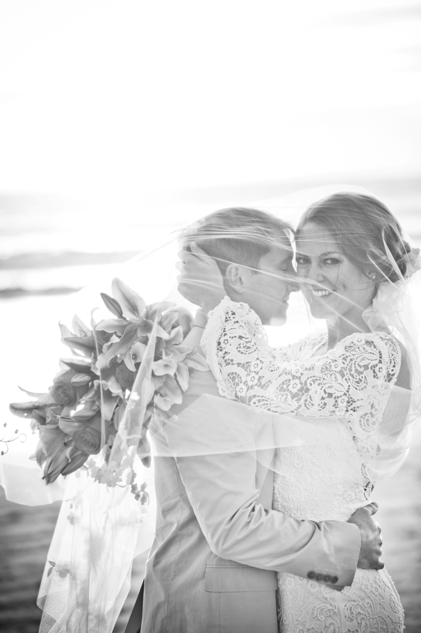 Romantic Beach Setting Bride & Groom San Diego Wedding Planner InStyle Event Planning