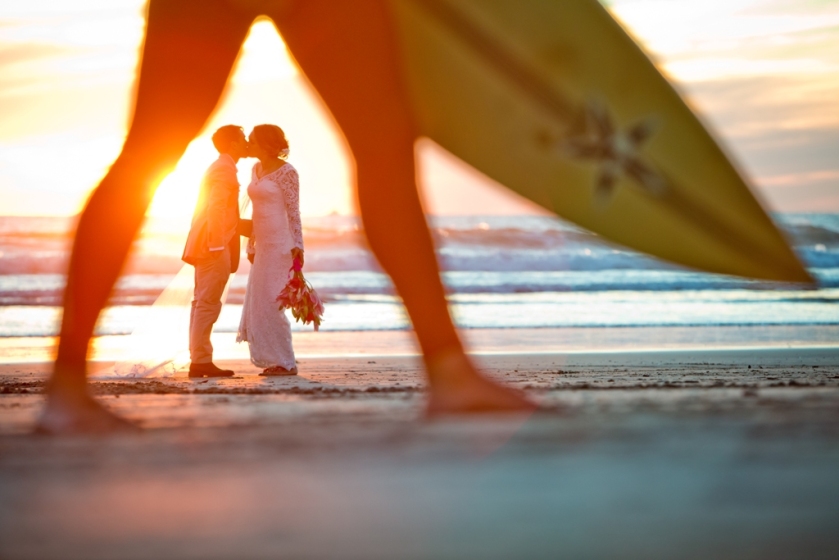 Surfer Coronado Beach Bride & Groom San Diego Wedding Planner InStyle Event Planning